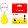 Cartucho Canon CLI-42Y Pixma color amarillo 6387B001