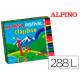 Lapices de colores alpino festival classbox caja 288 unidades 12 colores + sacapuntas