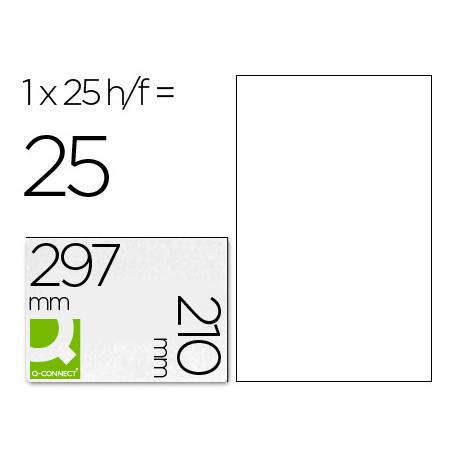 Etiquetas Adhesivas marca Q-Connect Transparentes para ink ...