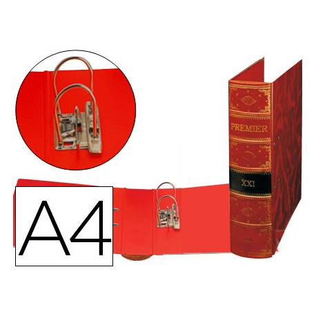 Archivador de palanca Pardo carton forrado (31785)