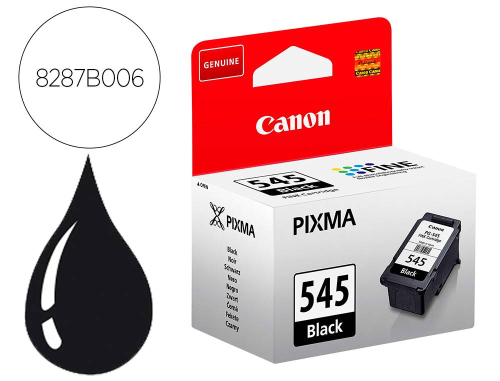 Cartucho Canon PG-545 + CL-546 PIXMA 8287B006 Multipack Negro y (156578)