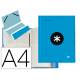 Carpeta Liderpapel Antartik Clasificadora Folio 12 departamentos Cartón forrado color Azul
