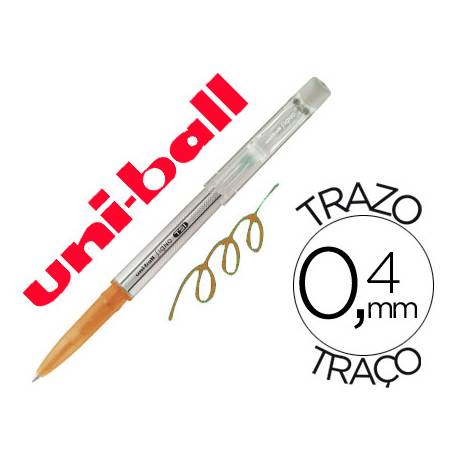 Bolígrafo Borrable roller gel UF-220 color naranja 0.5 mm