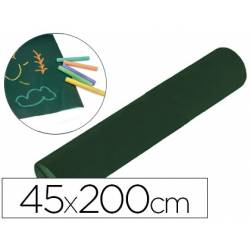 Pizarra Verde Laminada para Tiza Rollo Adhesivo 2x0,45 m marca Liderpapel