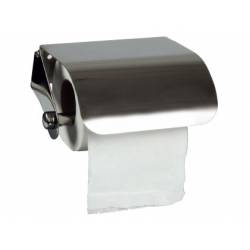 Dispensador papel higienico marca Q-Connect acero inoxidable