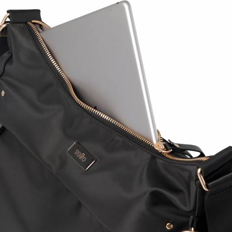 Bolso mujer Totto Ada color negro 34x25x10cm (MA02IND685-21200-N01)