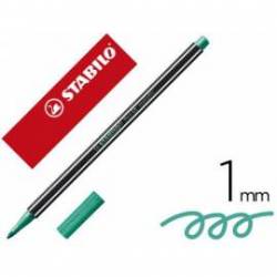 Rotulador Stabilo Acuarelable Pen 68 Color Verde Metalico