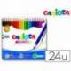 Lapices de colores Carioca Acuarelable Caja Metalica de 24 colores