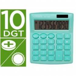 Calculadora sobremesa Citizen Modelo SDC-810 NRGNE 10 dígitos Verde