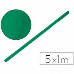 Bobina papel tipo kraft Liderpapel 5 x 1 m verde musgo