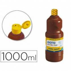 Tempera liquida Giotto color marron 1000 cc