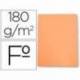 Subcarpetas de cartulina Gio folio naranja pastel 180 g/m2