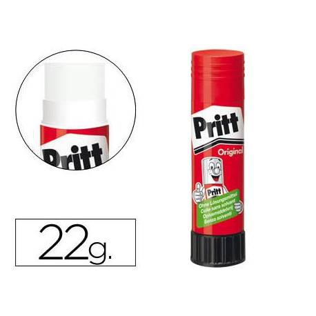 Pegamento en barra marca Pritt de 22 gramos