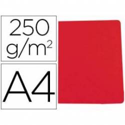 Subcarpeta Gio DIN A4 250 gr Cartulina color rojo