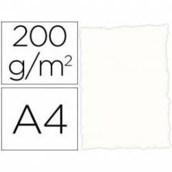 Papel pergamino DIN A4 troquelado color Blanco rustico