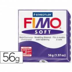 Pasta para modelar Staedtler Fimo Soft violeta oscuro 56 gr