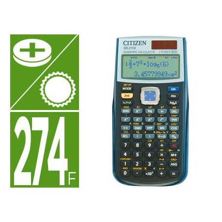 Calculadora científica Marca Citizen SR-270X College