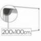 Pizarra Blanca Vitrificada Magnetica con marco de aluminio 200x100 Bi-Office