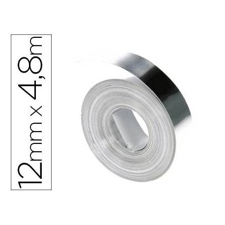 Cinta DYMO aluminio para rotuladora sin adhesivo 31000