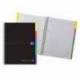 Cuaderno Oxford Ebook 5 DIN A4+ Negro y Verde 100 hojas Tapa Extradura Cuadricula 5 mm