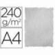 Papel Pergamino Liderpapel DIN A4 240g/m2 Color Gris Pack de 10 Hojas Con Bordes