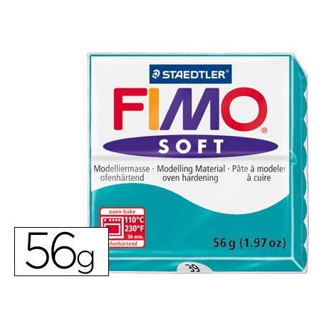 Pasta para modelar Staedtler Fimo Soft verde menta 56 gr