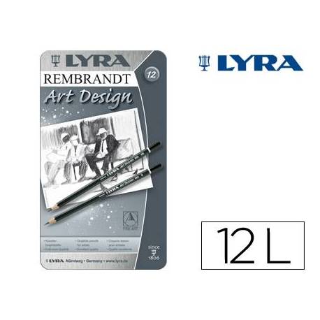 Lapices de grafito Lyra Rembrand Art Design