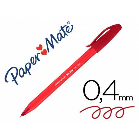 Bolígrafo Paper Mate Inkjoy 100 1 mm rojo
