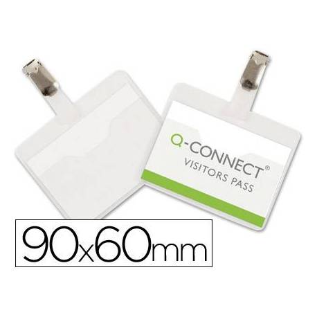 Identificadores Q-Connect con Pinza Metalica en PVC