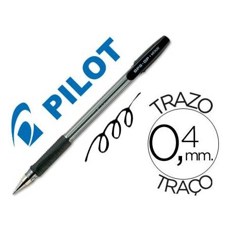 Boligrafo Pilot BPS-GP Negro 0,4 mm