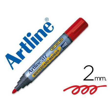 Rotulador Artline EK-517 color rojo