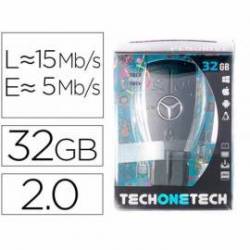 MEMORIA USB TECH ON TECH PENDRIVE LLAVE MERCEDES 32 GB
