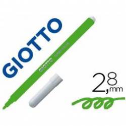 Rotulador Giotto Turbo Punta Media Lavable Color Verde