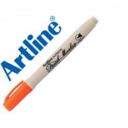 Rotulador Artline Supreme Brush Acuarelable Punta Pincel Color Naranja