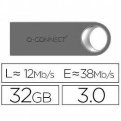 Memoria usb 32 Gb Q-CONNECT 3.0 Flash Premium plateado