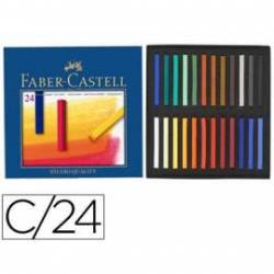 Tiza Faber Castell 24 unidades colores surtidos