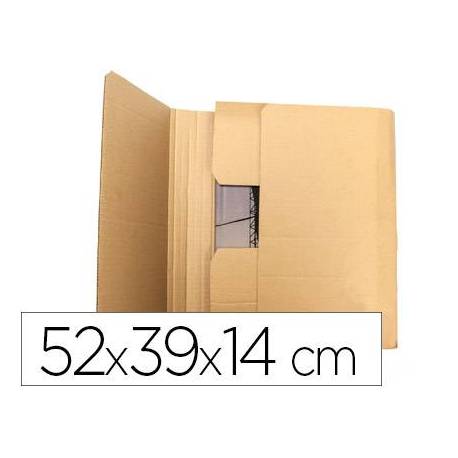 Caja para embalar Libros de tamaño 52x39x14Cm. marca Q-Connect