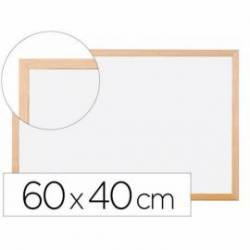Pizarra Blanca de Melamina con marco de madera 60x40 Q-Connect