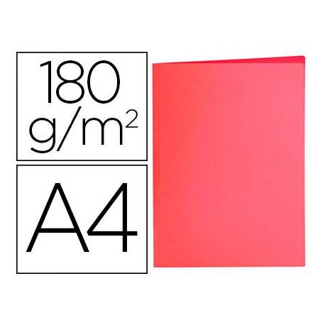 Subcarpeta de cartulina Liderpapel Din A4 Rojo pastel 180g/m2