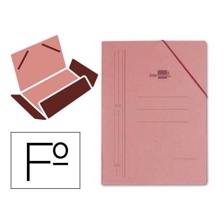 Carpetas de gomas carton Liderpapel
