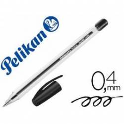Bolígrafo Pelikan Stick Super Soft Negro de 0,4 mm