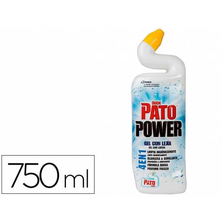 Limpiador inodoro marca Pato gel con lejia