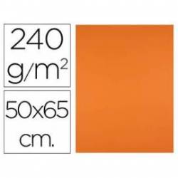 Cartulina Liderpapel color naranja 240 g/m2