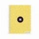 Cuaderno espiral Antartik Din A6 Tapa forrada 100g/m2 Amarillo