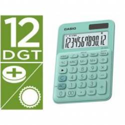 Calculadora Sobremesa Casio MS-20UC-BU 12 Digitos color Verde
