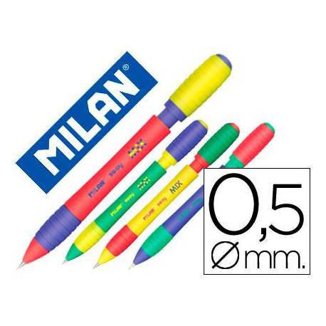 Portaminas Milán Sway trazado 0,5mm con goma (NO SE PUEDE ELEGIR COLOR)