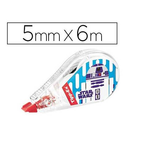 Mini Cinta Correctora Tipp-ex Pocket Mouse Star Wars 5mmx6m