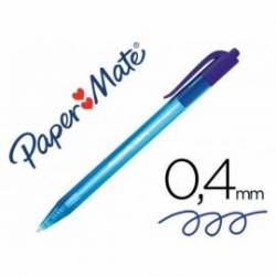 Boligrafo Paper Mate Inkjoy 100 retráctil azul 1 mm