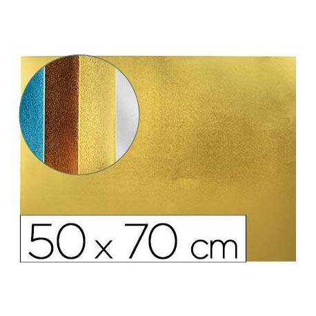 Goma eva Liderpapel Metalizada Oro 50x70 cm
