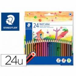 Lapices de 24 colores marca Staedtler Wopex ecologico